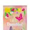 Life is Beautiful Pink Floral Outdoor Garden Flag 12.5" x 18"